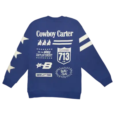 COWBOY CARTER FLEECE CREWNECK Back