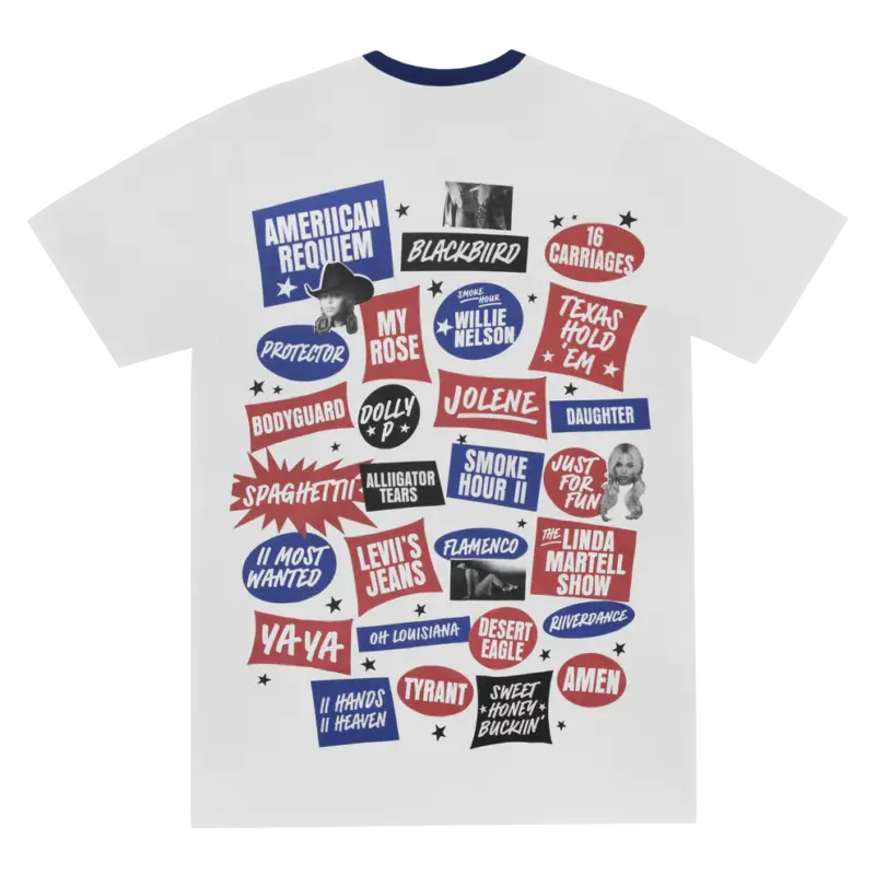COWBOY CARTER SHORT SLEEVE RINGER TEE Back