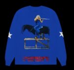 BEYONCE MERCH BLUE COWGIRL LONGSLEEVE