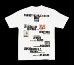 BEYONCE MERCH WHITE SCATTERED TOUR TEE