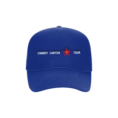 BLUE TRUCKER HAT