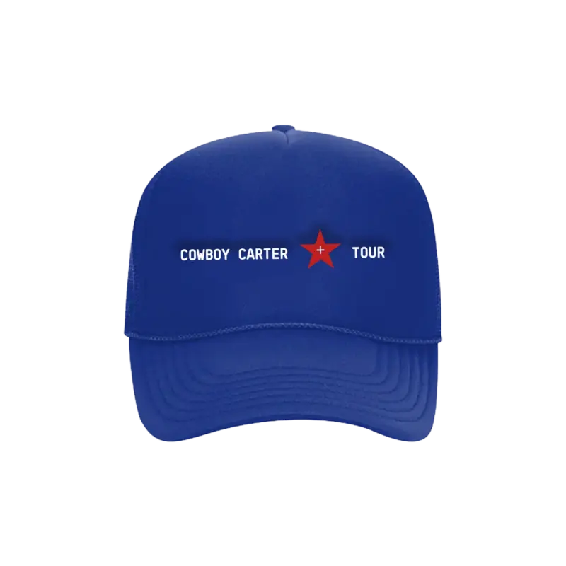 BLUE TRUCKER HAT