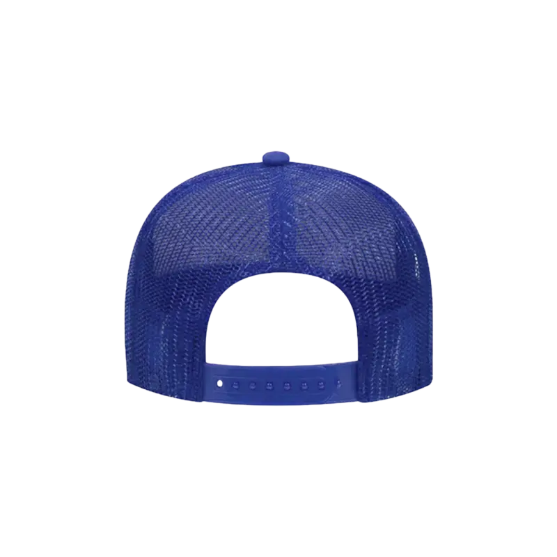 BLUE TRUCKER HAT back